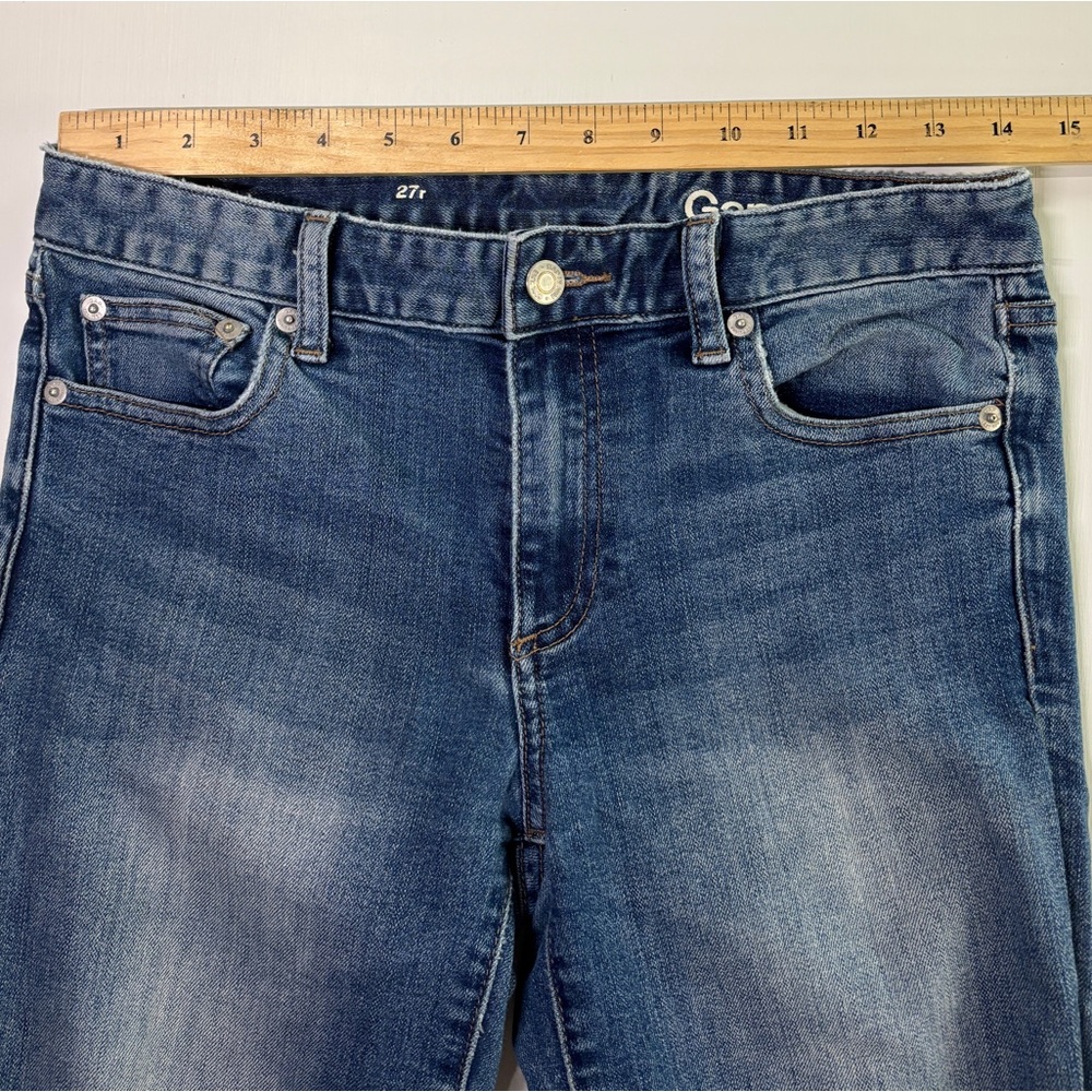 Gap 1969 Women’s Size 27 Regular Bootcut Jeans Medium Wash Stretch Denim Classic - Picture 11 of 14